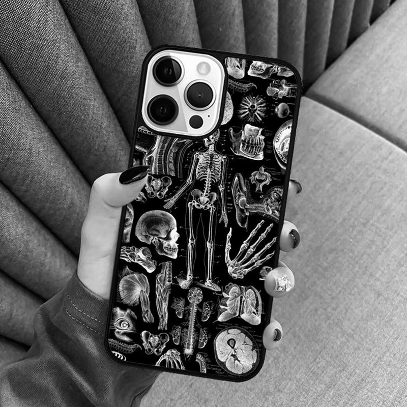 Menschliches Herz Anatomie Handyhülle Für iPhone 17 Air 16 16e 15 13 14 Pro Max 11 12 Plus 2022 MAX Hülle Cover coque