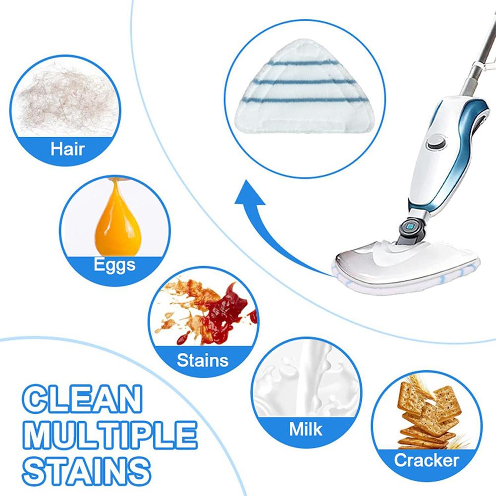 5 Steams Mop Heads For True&Tidy STM-500 And STM-700A Steams Mops. Washable And Reusable, Suitable For Steam Mopping Floors.