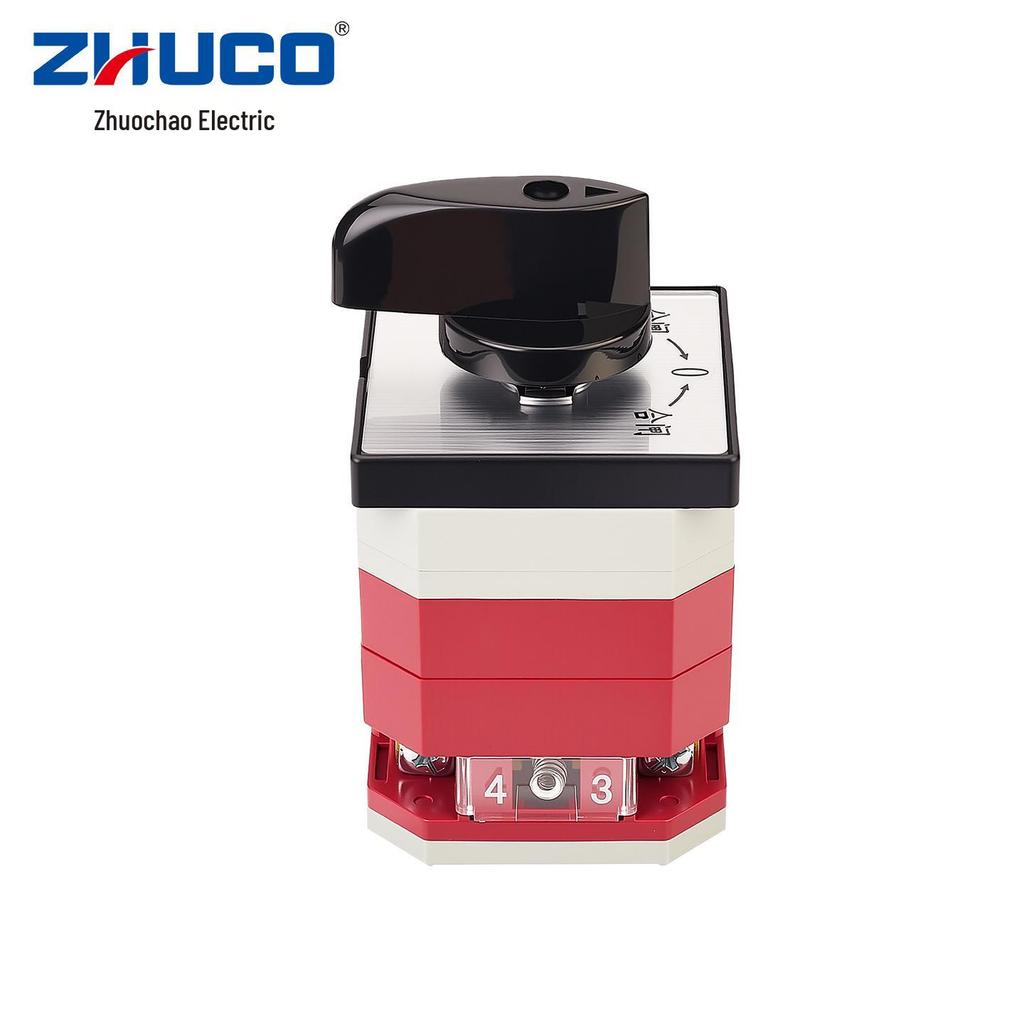 Zhuochao LW12-16/1Z Three-Position Selector Switch with Self-Reset
