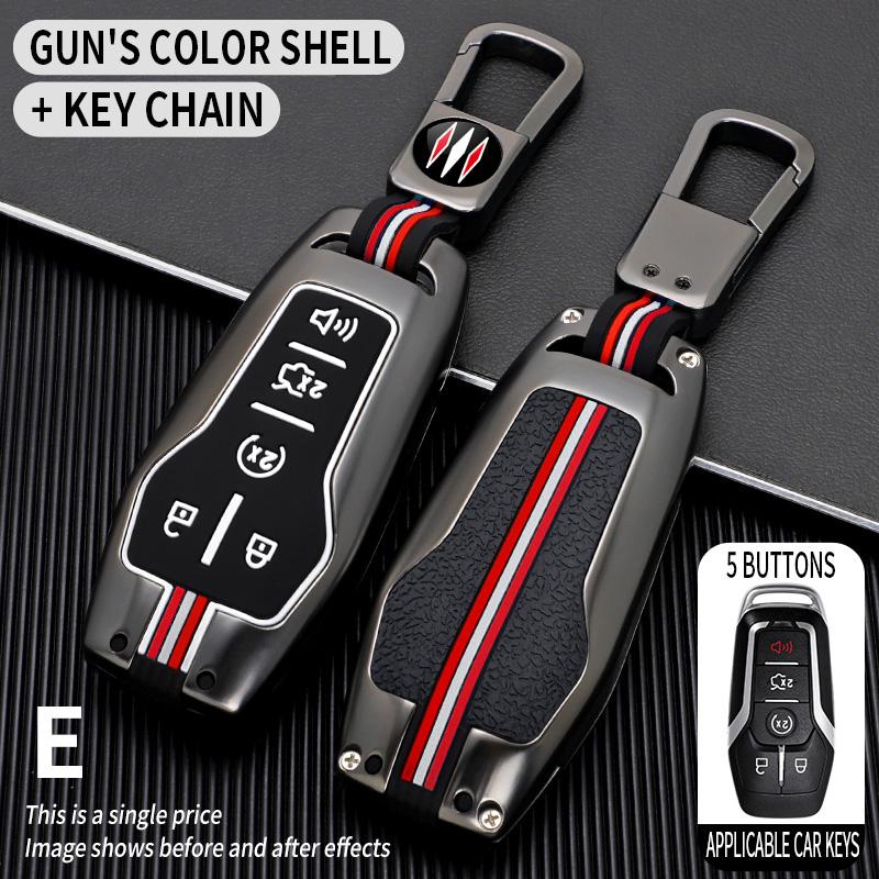 2019 Car Key Cover Case For Ford Fusion Mondeo Mustang F-150 Explorer Edge 2015 2016 2017 2018 Car Key Protection Accessor