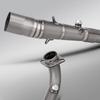 Titanium Alloy Exhaust Pipe & Muffler for Zongshen 368G Motorcycle - Easy, Non-destructive Installation