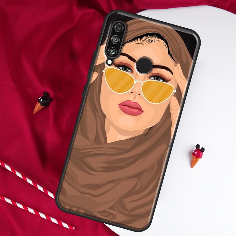 Islamic Muslim Hijabi Girls For Huawei Nova 12i 11i 8i 12s 9 10 SE Y90 Y60 Y70 Y72 Y61 Y91 P20 P40 P30 Lite P60 Pro Case