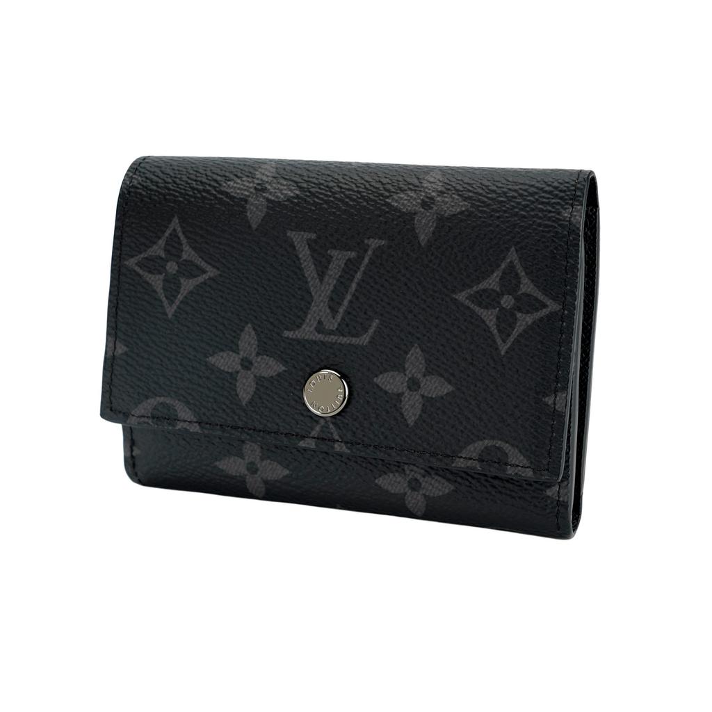 Louis Vuitton Victor Leather Wallet Women's Black M12598