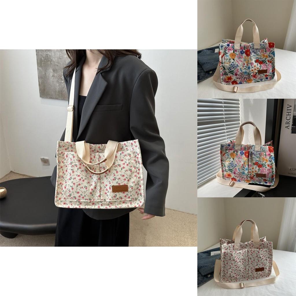 Chic Small Floral Print Shoulder Tote Bag Perfect For Daily Casual Use Modern And Stylish