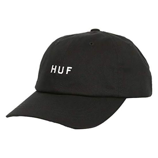 

Кепка HUF HUF CV 6PANEL CAP ESSENTIALS OG LOGO Кепка Популярная брендовая уличная мода Черная мужская [Товар]