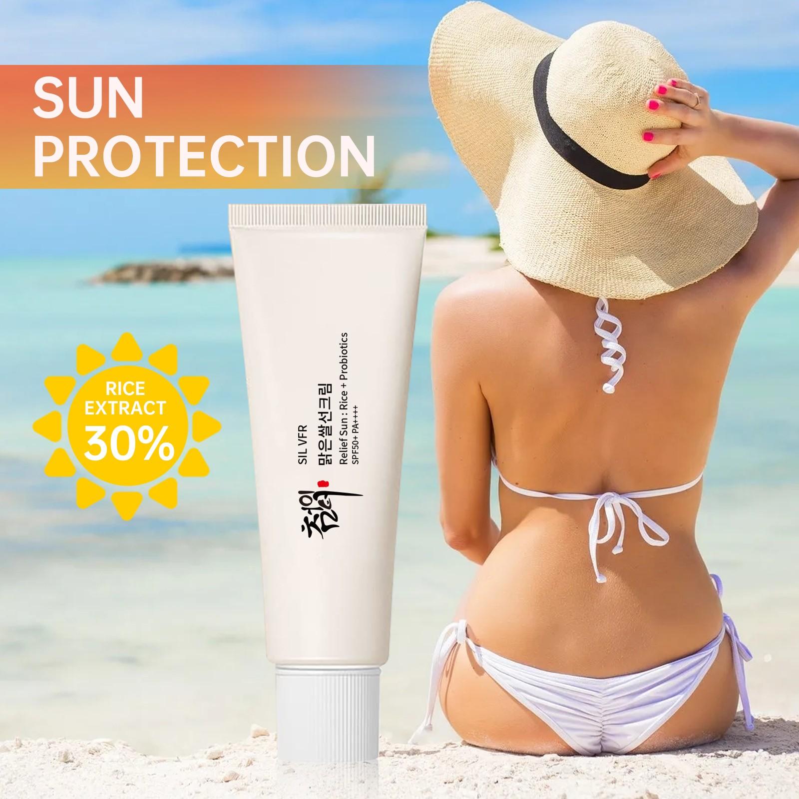 

Beauty Sunscreen 50 мл Осветляющий солнцезащитный лосьон Освежающий, увлажняющий, изолирующий УФ-лучи для лица