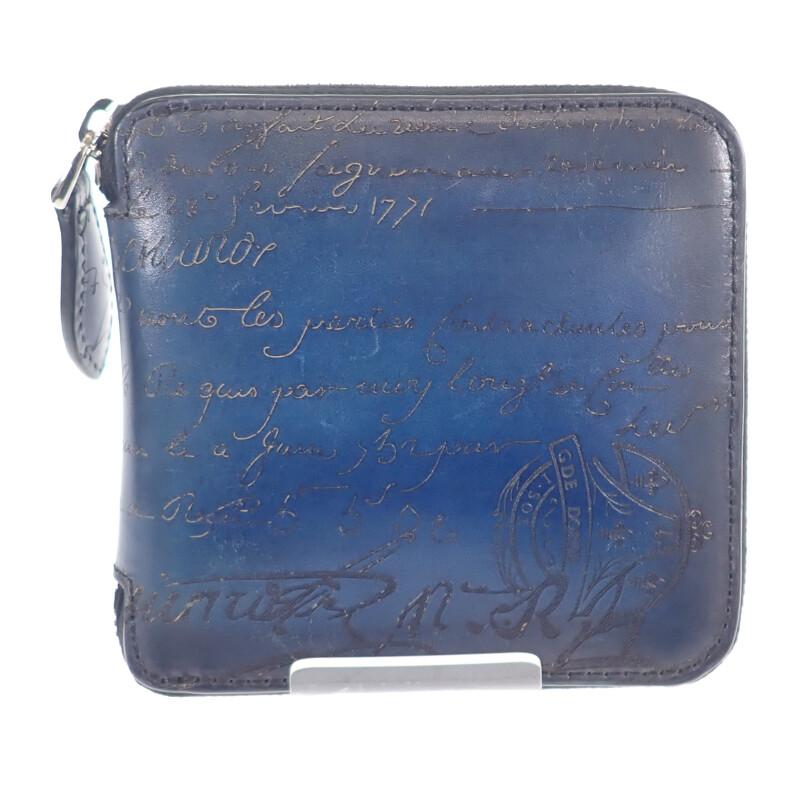 Berluti  Eco bag blue/black leather/Nylon mens