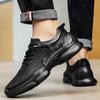 Fashion High Quality Genuine Leather Mens Sneakers Non Slip Outdoor Casual Shoes New Leisure Walk Tenis Masculino Men's Casual Trainers