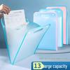 A4 Vertical Accordion Bag: Large Capacity Multi-Layer Storage Folder for Test Papers and Data Organization