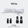 Solid Elastic Shoe Laces Sneakers Tennis Lock Shoelaces Without Ties Adult Kids Round Shoelace Rubber Bands for Shoes Accesories