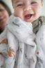Aden anais Muslin Set för Baby SWADABASWC20011J + Swaddles, 2, Naturligt, 120x120cm, 100% Bomull, Andningsbart, Anti-Moro Reflektion, Mångsidigt, Gåva,