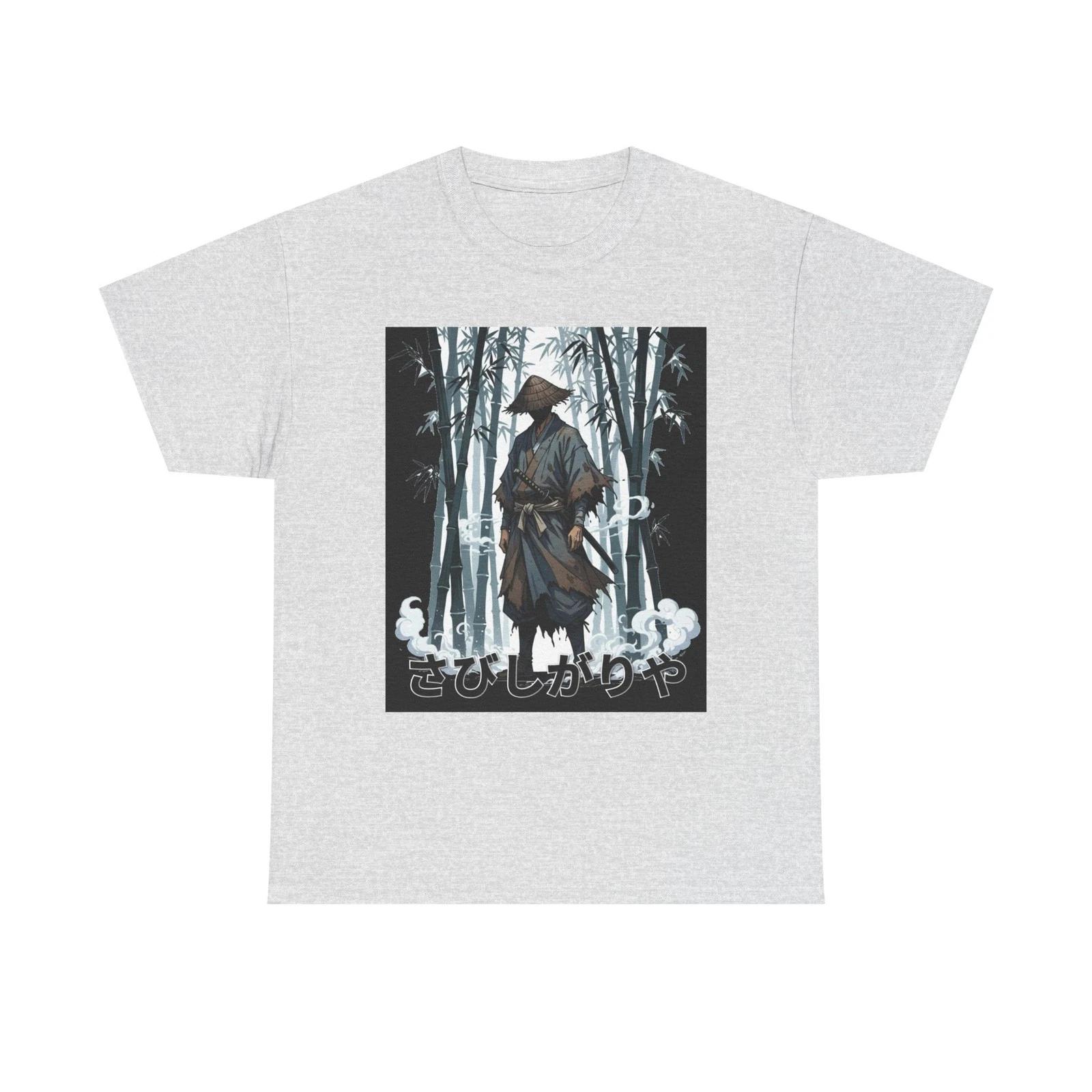 Vintage Japanese Style T-Shirt - Samurai Warrior Motif 2XL