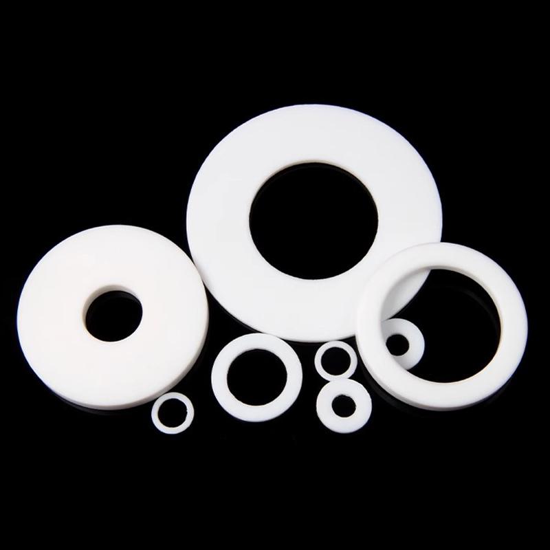 PTFE Gasket High Temperature Resistance Plastic King Flange Seal Washer Thick 1.25mm ID 3/4/5/6/7/8/9/10/11/11.2/12/12.5/13mm