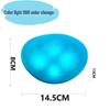 Outdoor Waterproof Solar Pebble Light: Seven-Color LED Lawn Lamp with Induction Control
