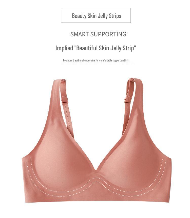 Summer Seamless Wireless Bra: Adjustable, Side Support, Thin Cup for a Beautiful Silhouette