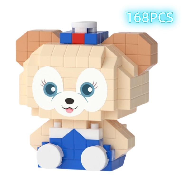 Lele Bruder Kompatibles Erdbeerbär Cartoon Niedliches Mini Baustein Set Für Mädchen 100-200 Teile