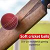1pc Cricket Ball 6.3CM PU Ball Cricket Shape Foam Filled Stress Relief Squeeze Ball Elastic Anti Anxiety Toy for Hand Exercise