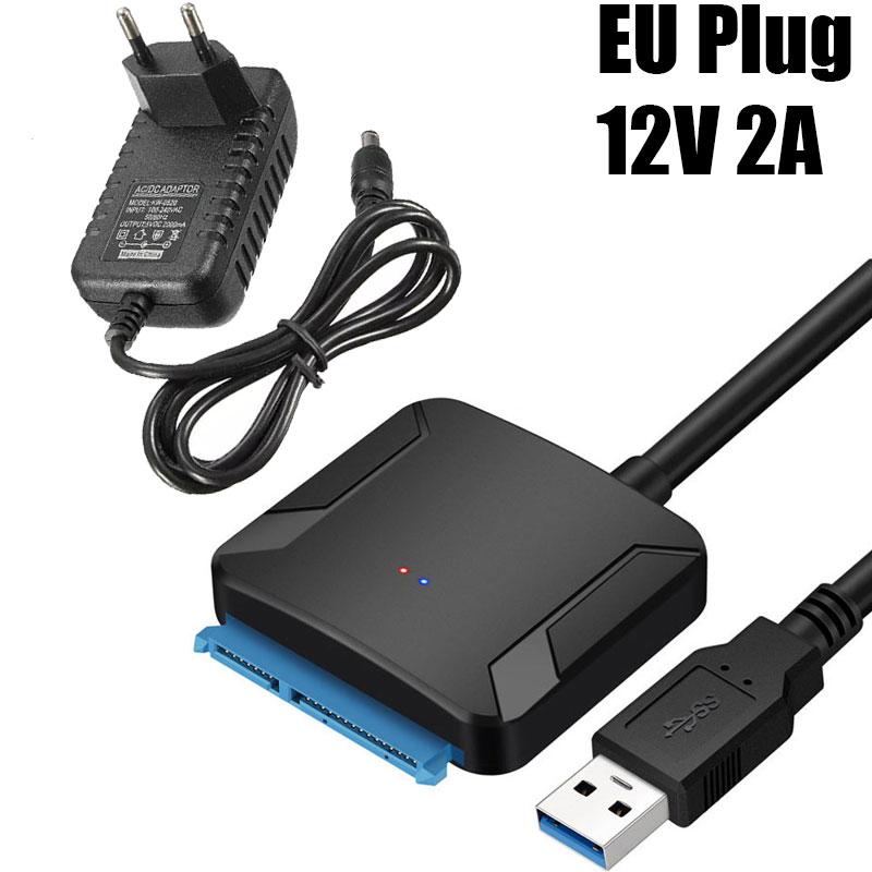 Xiaomi USB 3.0 To Sata 3 Adapter Converter Cable USB3.0 Hard Drive Converter Cable For Samsung Seagate WD 2.5 3.5 HDD SSD Adapter