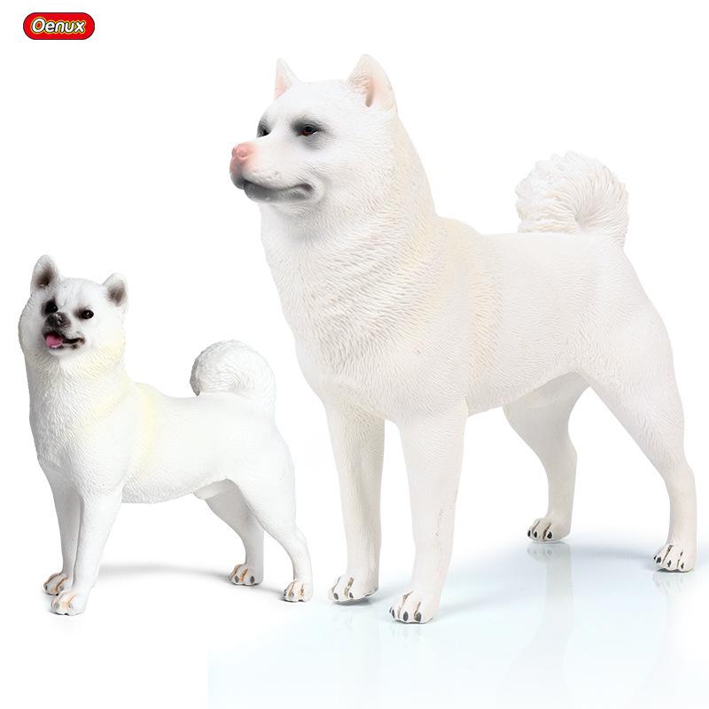Large Shiba Inu Akita Inu Dog Figurine Model Toy Ornament