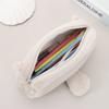 Cute Otter Penguin Plush Pen Bag Large Capacity Pencil Case Cute Cartoon Stationery Storage Bag Student Back To School Gift