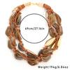 Fashion Statement Necklace Acrylic Beads Handmade for Women Girl Trendy Party Jewelry