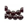 Strand of 18 Round Beads 10mm 10 Mm In Red Garnet