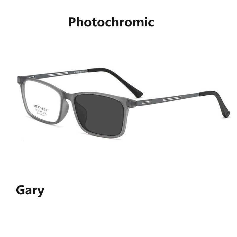 Ultralight Anti Blue Light Reading Glasses Photochromic Titanium Alloy Frame for Men Women Outdoor Optical