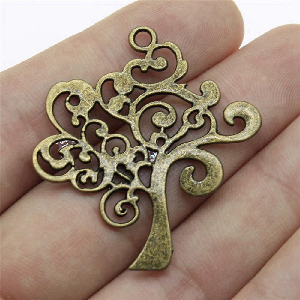 Charms Big Tree Of Life Pendants Wedding Jewelry Findings QC017
