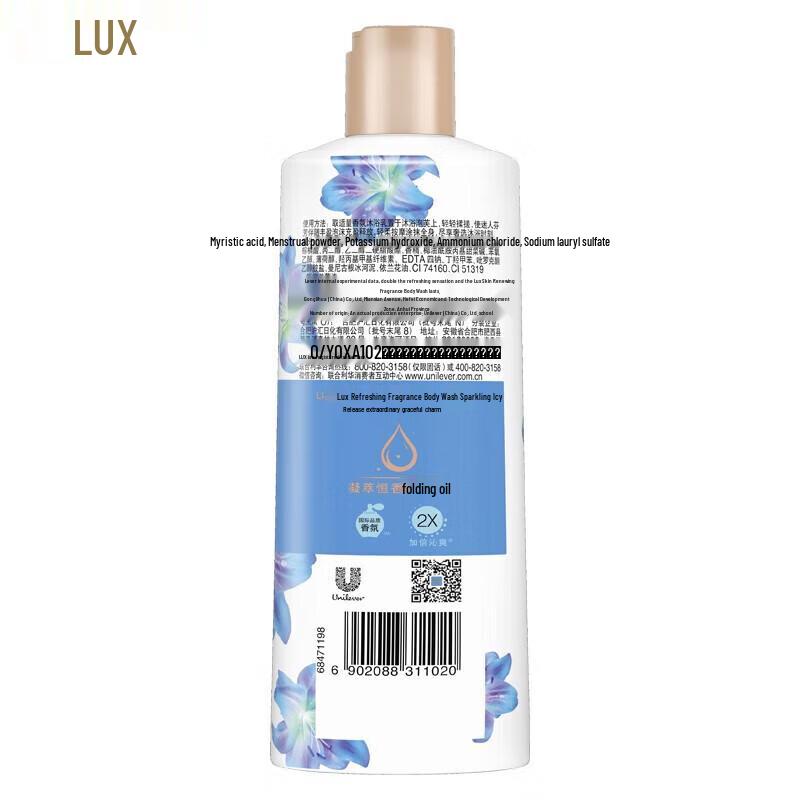 LUX Sparkling Icy Cool Body Wash