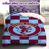 Team football Pattern Bedding Quilt Set Quilt Cover Pillowcase Home Decoration Birthday Gift (1 * duvet cover + 2 * pillowcase, without core)