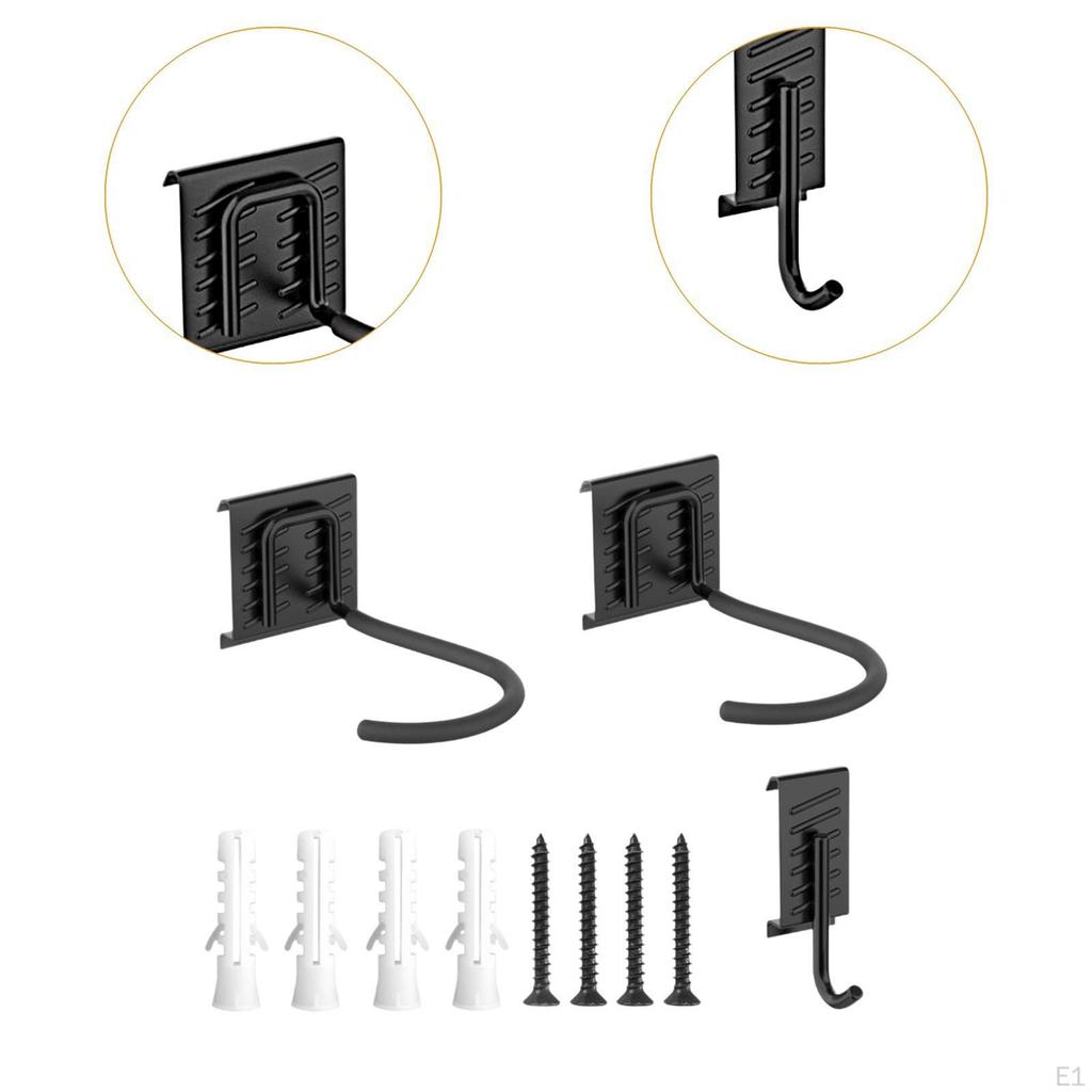 Bike Storage Rack Hanging Hooks Holder, Wall Mounted Easy To Install, Tool Organizer Bicycle Hanger