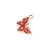  Breloque Pendentif Papillon Strass Coloré pour Bijoux, Charme pour Bracelets, Chevillères et Colliers DIY