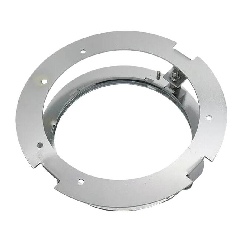 5.75" Round Headlight Headlamp Mounting Ring Bracket Holder Adapter for Motorcycle Silver