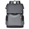 New Business Backpack for Men, Large Capacity Travel Computer Bag, Workwear Functional Bag, Trendy PU Leather
