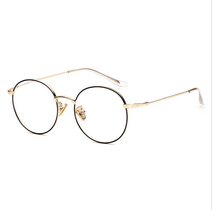 Women Men Round Finished Myopia Eyeglasses Anti Blue Light Short Sight Spectacles Diopter -0.5 -0.75 -1.0 -1.25 -1.5 -2.0 To -8.0