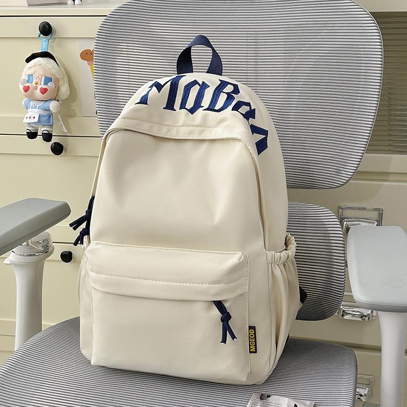 Schoolbag Korean version of simple large-capacity backpack female high school college student high value commuter backpack schoolbag junior high
