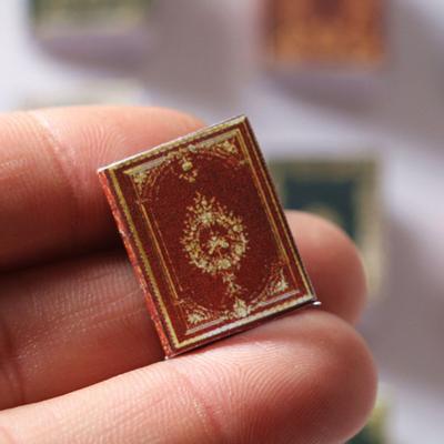 3Pcs Dollhouse Book Exquisite Easy-using Paper 0.05 Dollhouse Miniature Book Dollhouse