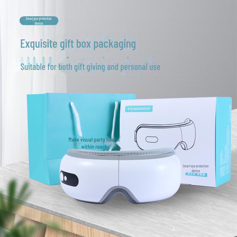 Vibrating Heated Eye Massager with Air Pressure and Hot Compress