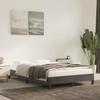 346965 vidaXL Bed Frame Dark Grey 120x200 Cm Velvet