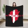 Greenland Is Not for Sale Funny Flannel Blanket Spring  Warm Bedding Throws for Boy Girl Couch Chair Bedspread Sofa Bed Cover