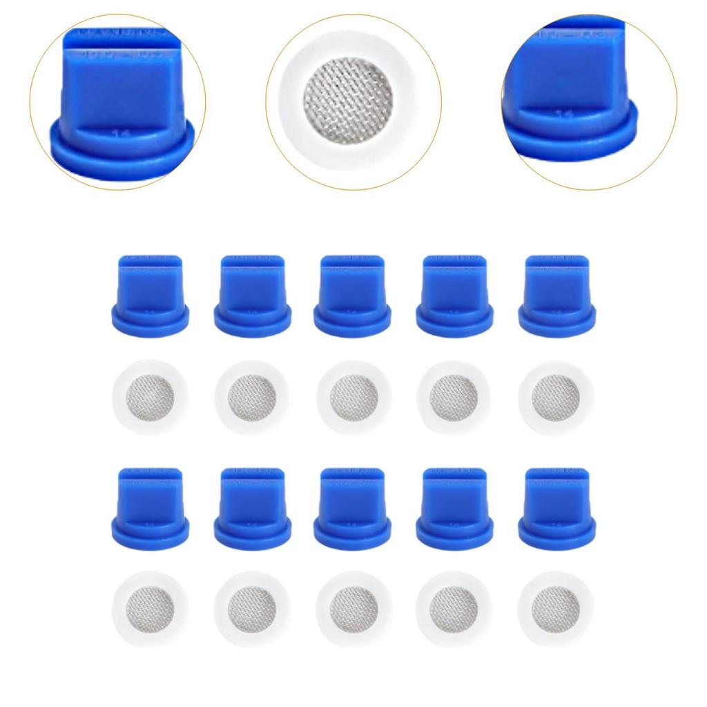 10x Flat Fan Spray Tip Nozzles Agricultural Sprayer Nozzles Replaces 110° with