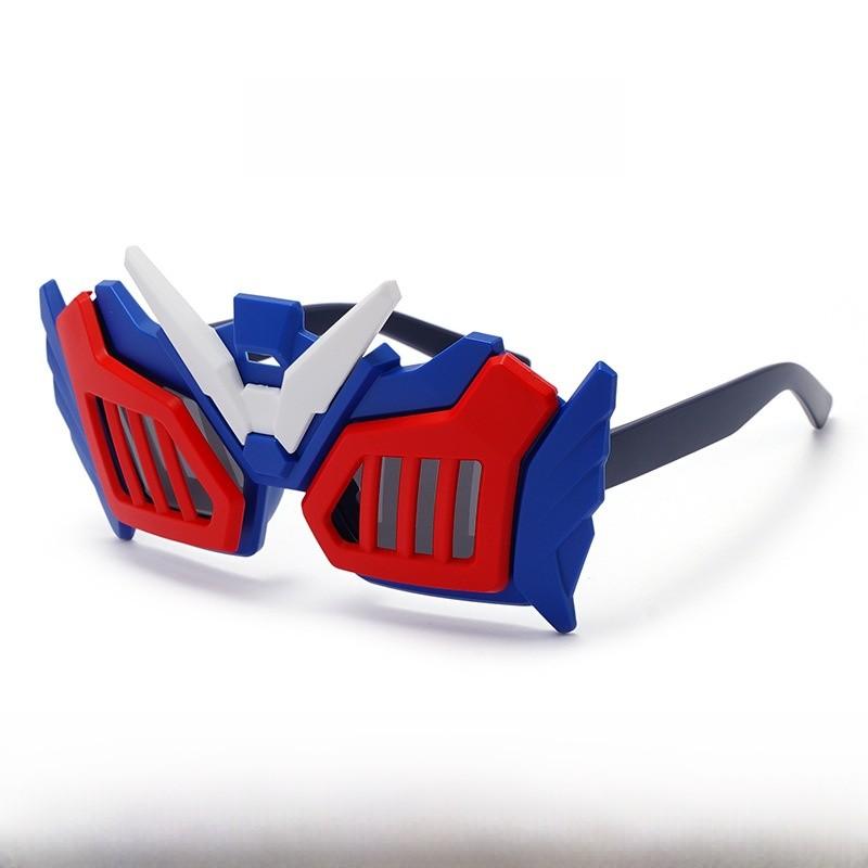 Kids Cartoon Mecha Warrior Sunglasses With Uv400 Protection And Fullframe Design For Travel And Events