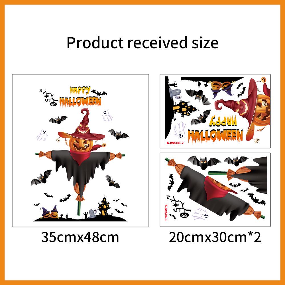 Halloween Window Cling Stickers for Kindergarten & Store Decor