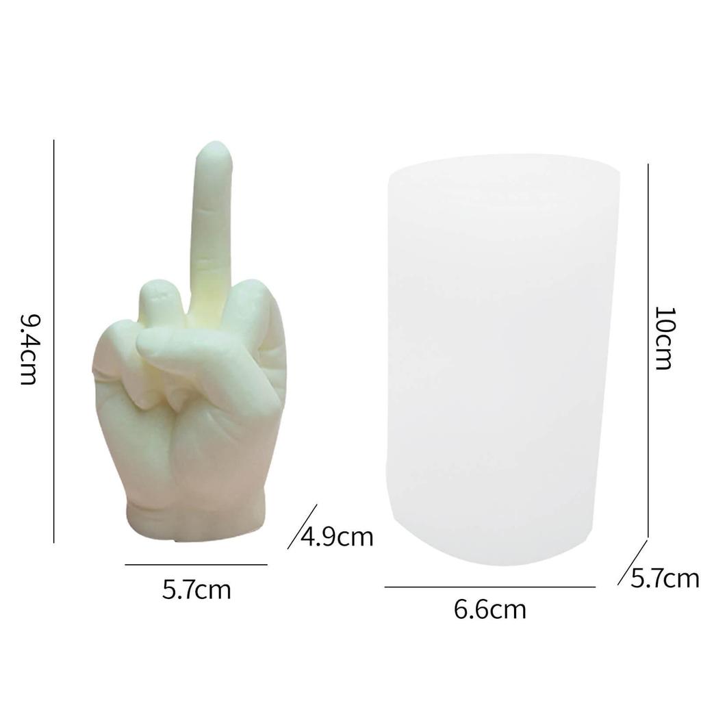 Middle Finger Silicone Mold for Weight Loss Aromatherapy & Cake Decoration