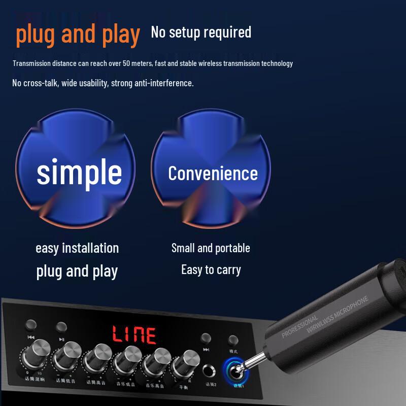 SAST Rechargeable Wireless KTV Microphone