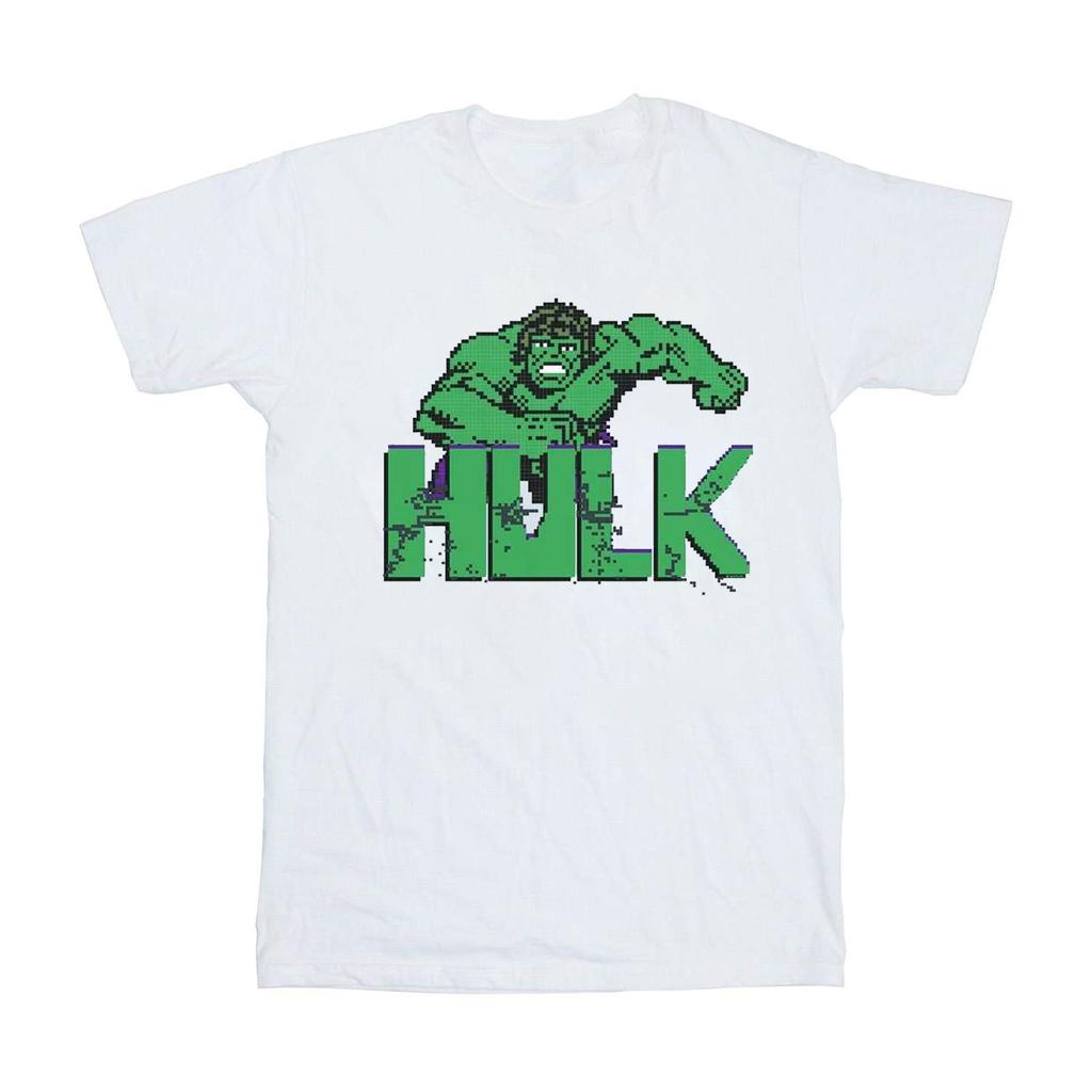 Marvel Mens Hulk Pixelated T-Shirt