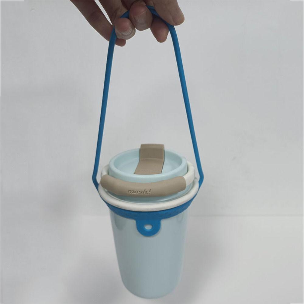 Multi-Functional Water Bottle Sling Silicone Drink Bottle Carrier Holder Milk Tea Cup Sleeve