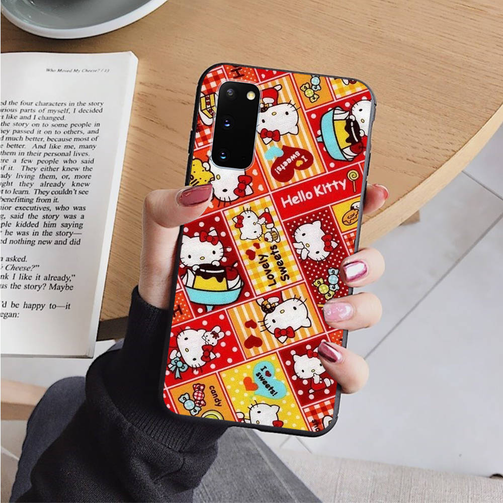 

AH33 милый черный чехол «Hello Kitty» для OPPO Reno 8 6 5 4 Pro Find X3 A17 A31 A38 A40 A53 A54 A55 A74 A76 A78 A77 A80 A94 A95 A96 Pro Sofe Cover OPPO F19 зелёный