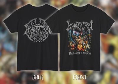 INCANTATION – Diabolical Conquest – T-shirt Unisex in Cotone Pesante Death Metal