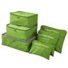 6 Pcs/Set Travel Organizer Storage Bag Set Bedroom Living Room Home Closet Bags Clothes Organization Pouch Suitcase Solid Color